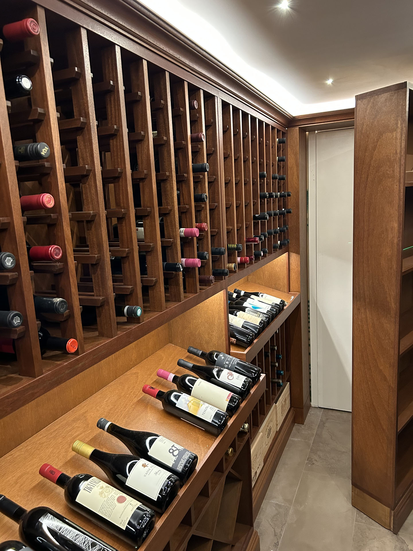 Custom Wine Room Millwork
