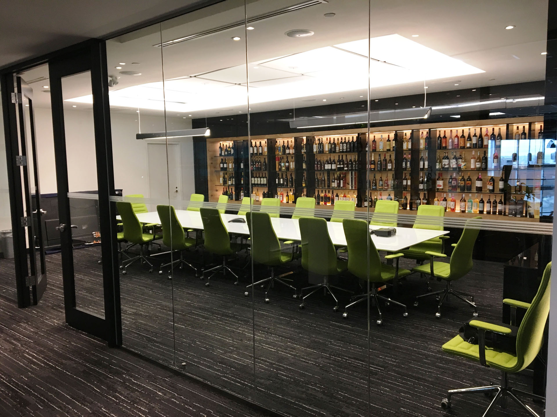 Corporate Café & Wine Display